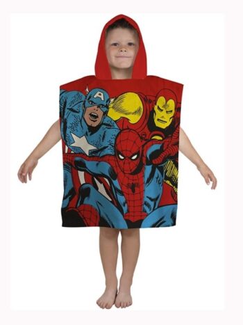 Accappatoio poncho con cappuccio Marvel Comics Justice