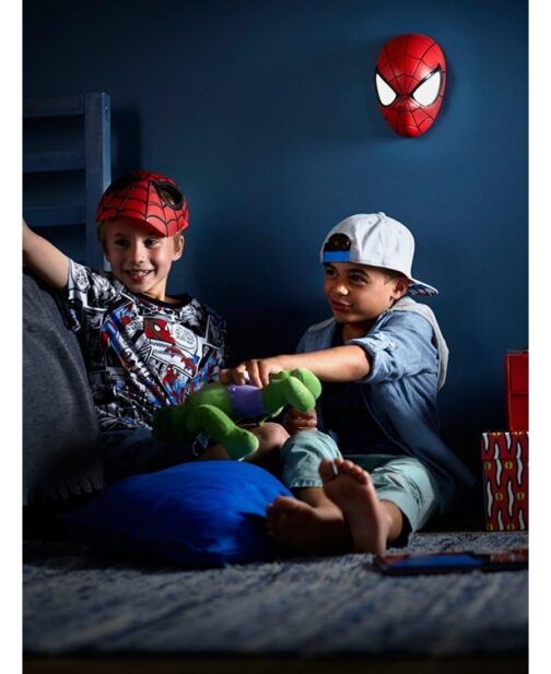 Luce da parete 3D a LED Spiderman Mask