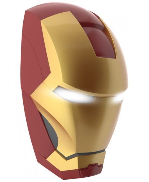 Luce da parete 3D a LED Iron Man Mask
