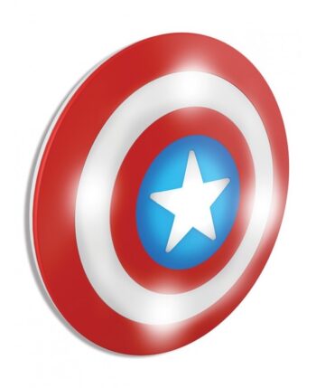 Luce da parete 3D a LED Scudo Capitan America