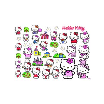 Adesivi da parete Hello Kitty 35 pezzi