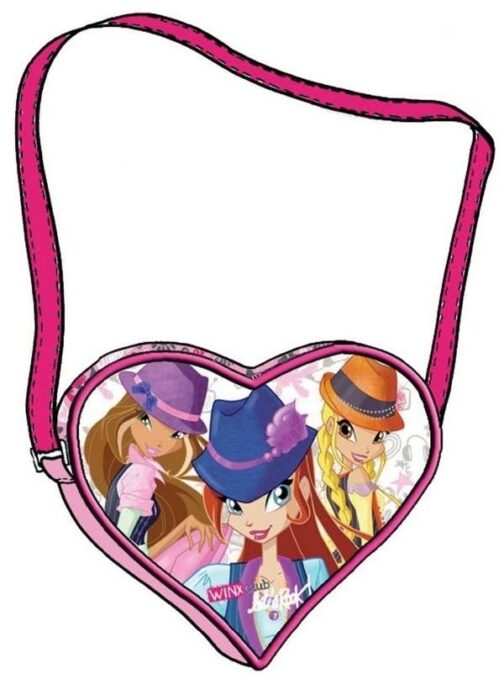 Borsetta tracolla cuore Winx "Let's Rock"