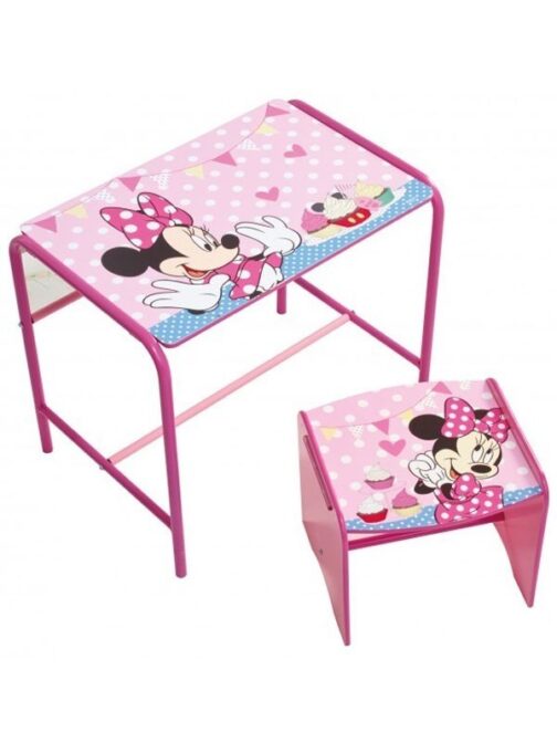 Scrivania e sgabello Disney Minnie Doodle