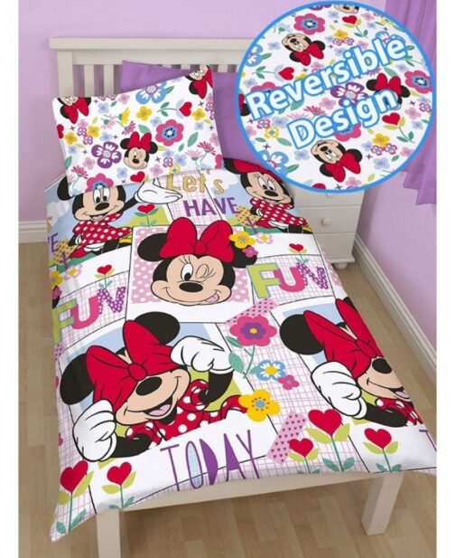 Parure copripiumino singolo Disney Minnie Meadow