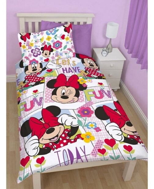 Parure copripiumino singolo Disney Minnie Meadow