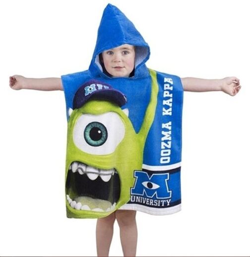 Accappatoio poncho con cappuccio Monsters University