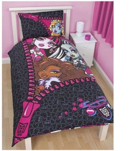 Parure copripiumino singolo reversibile Monster High