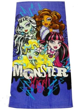 Asciugamano telo mare Monster High "Best Ghoul Friends"