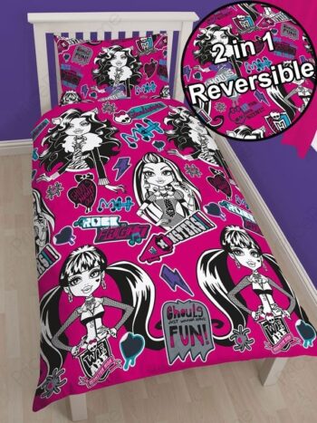 Parure copripiumino singolo Monster High "Fear"