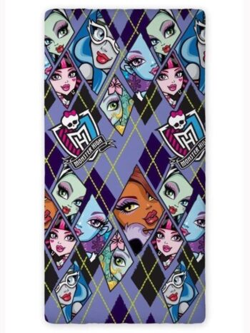 Lenzuolo di sotto con angoli per letto singolo Monster High