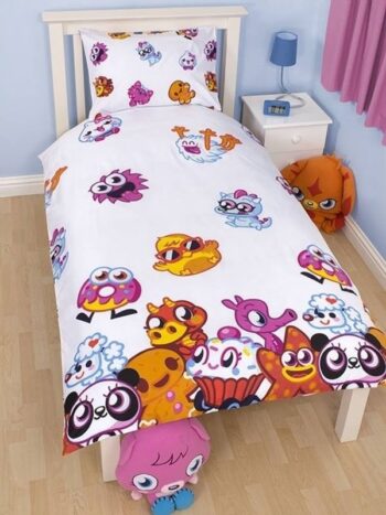 Parure copripiumino singolo reversibile Moshi Monsters Moshlin