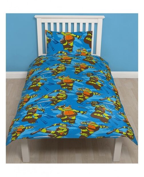 Parure copripiumino letto Ninja Turtles Reversibile 2 in 1