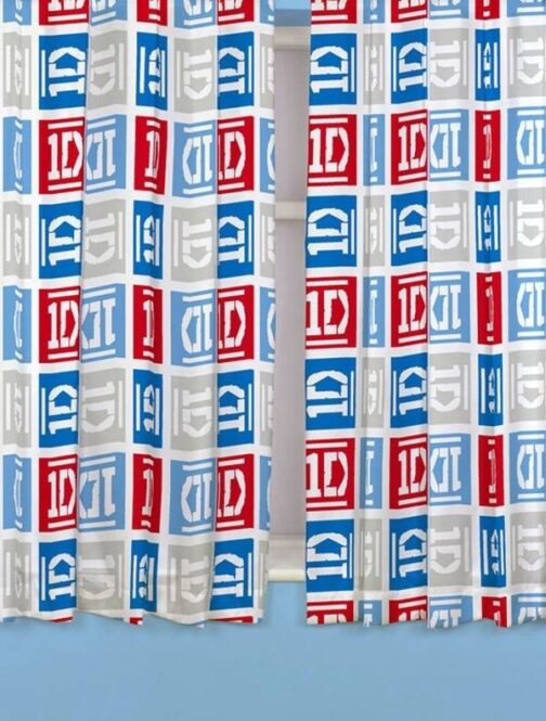 Tende per cameretta One Direction "Craze" 183cm