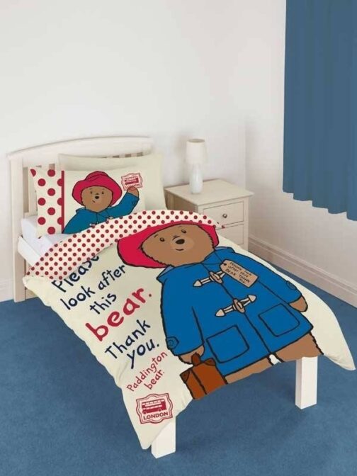 Parure copripiumino singola Paddington Bear