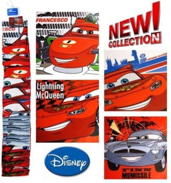 Set 4 asciugamani viso Disney Cars