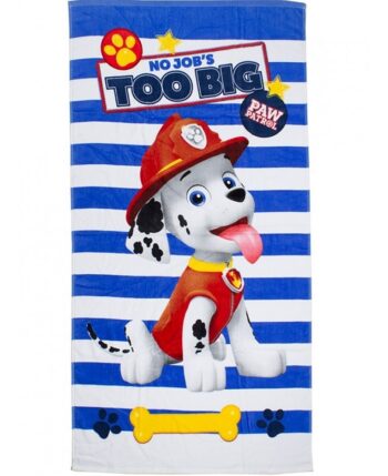 Asciugamano telo mare Paw Patrol No Job's Too Big