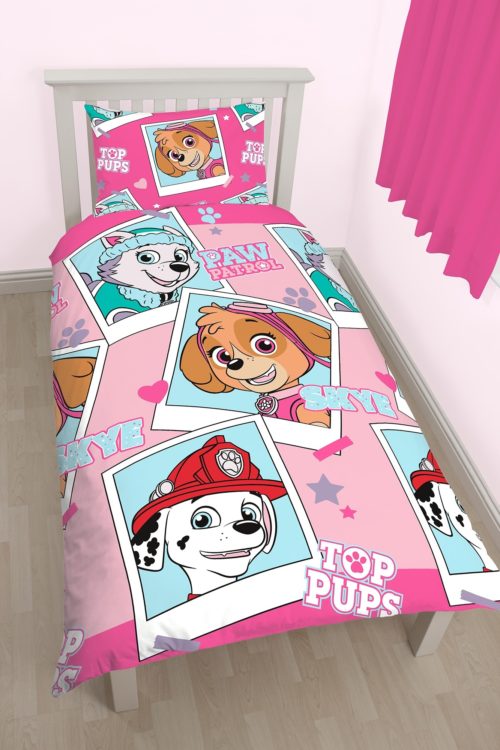 Parure copripiumino letto singolo Paw Patrol "Stars"