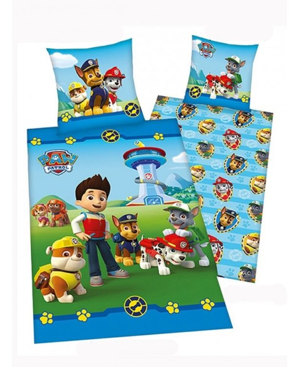 Parure copripiumino singolo Paw Patrol 100% cotone