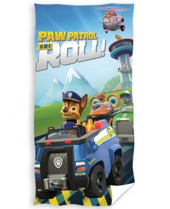 Asciugamano telo mare Paw Patrol on a Roll