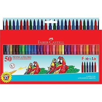 50 pennarelli Faber Castell assortiti