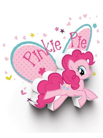 Mini-Luce da parete 3D a LED My Little Pony Pinky Pie