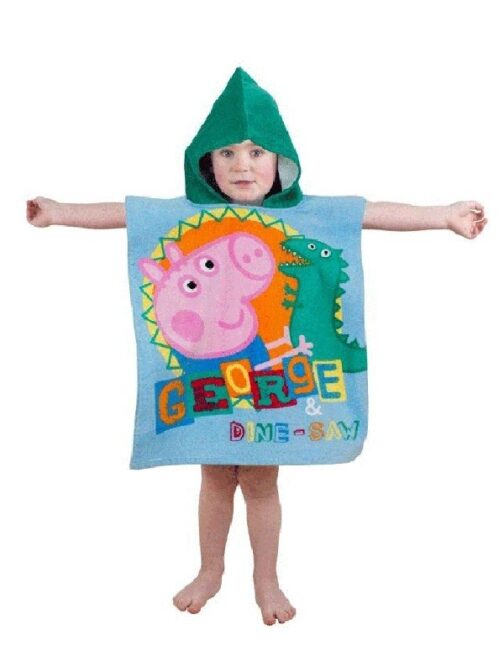 Accappatoio poncho George - Peppa Pig