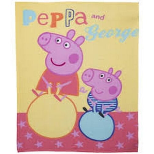 Plaid Pile Peppa Pig e George