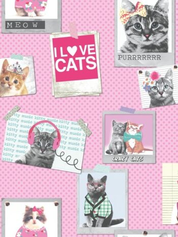 Carta da parati "Crazy Cats"