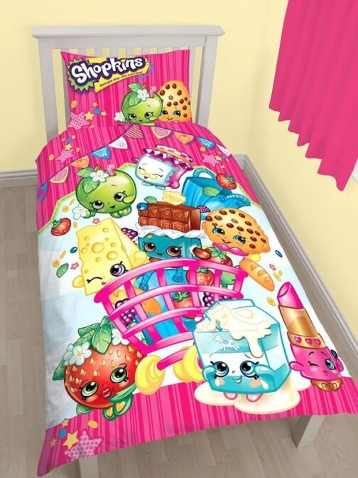 Parure copripiumino singolo Shopkins