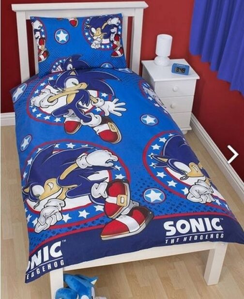 Parure copripiumino singolo Sonic The Hedgehog "Sprint"