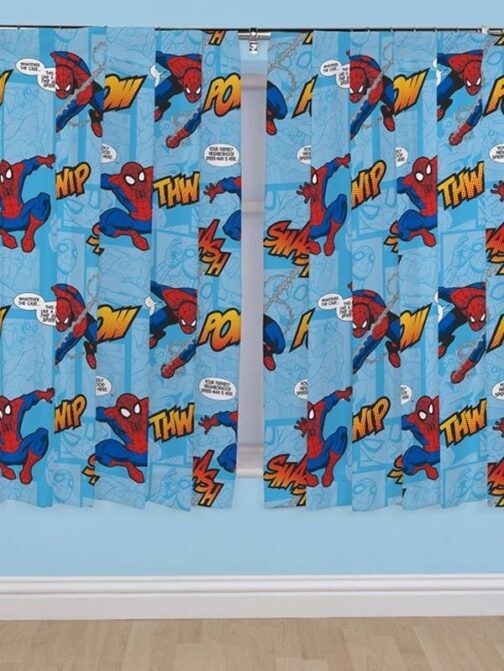 Tende per cameretta Spiderman Thwip 137cm