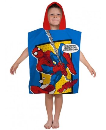 Accappatoio poncho Spideman Webhead