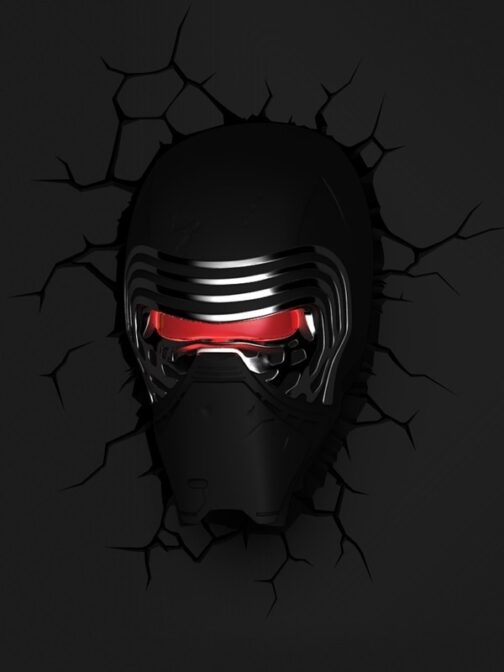 Luce da parete 3D a LED Star Wars Kylo Ren