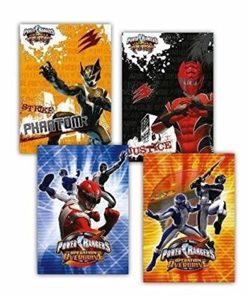 Set 10 quadernoni Power Rangers Righe C
