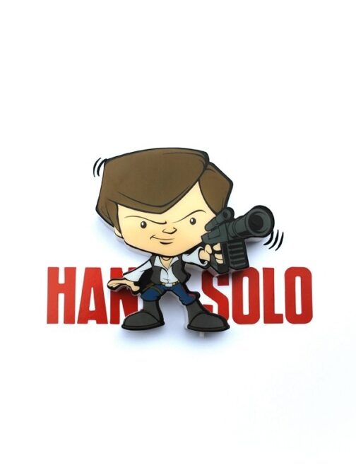 Mini-Luce da parete 3D a LED Star Wars HAN SOLO