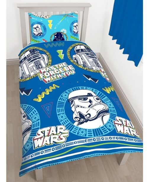 Star Wars - Parure Copripiumino singolo "May the force be with you"