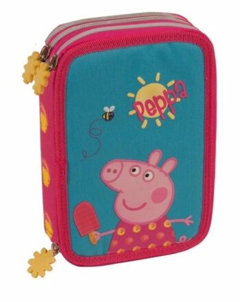 Astuccio triplo Peppa Pig