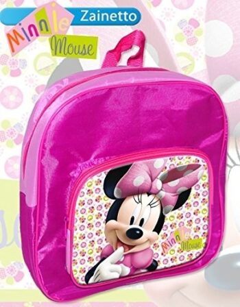 Zainetto asilo con tasca esterna Disney Minnie