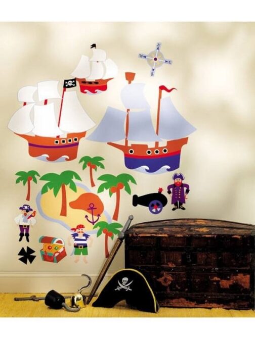 Decorazioni murali Nave dei Pirati