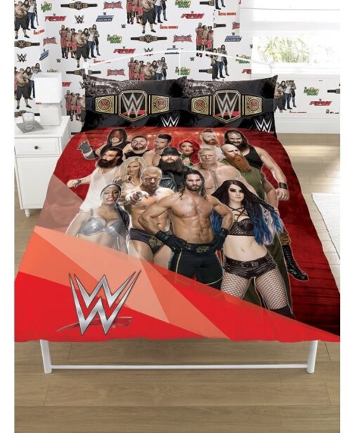 Parure copripiumino piazza e mezza/matrimoniale WWE