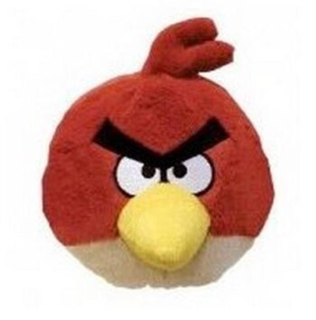 Peluche Angry Birds 20 cm rosso