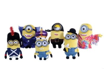 Peluche Minions 30 cm vestiti assortiti dal film