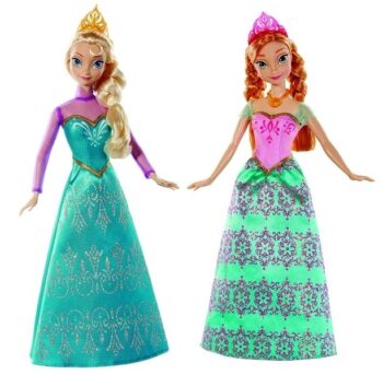 Set 2 bambole Anna e Elsa Frozen