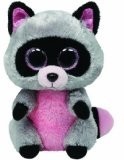 Raccoon rosa / grigio, grande 24 centimetri