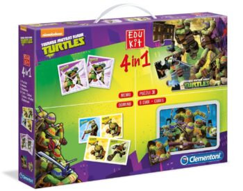 Clementoni - Edukit 4 in 1 Ninja Turtles