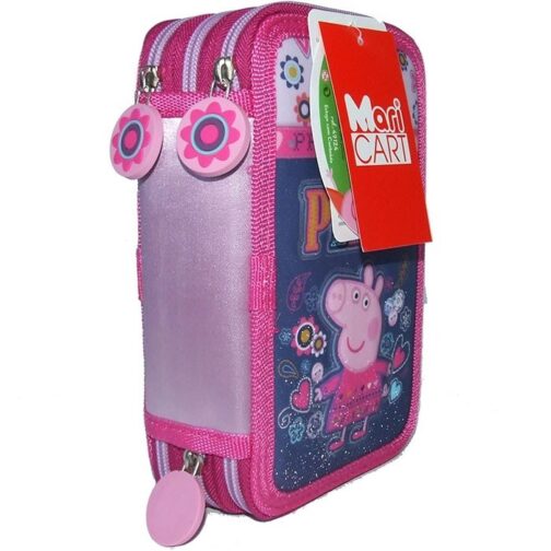 Astuccio 3 ZIP PEPPA PIG