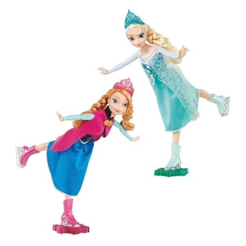 FROZEN BAMBOLE DANZA SUL GHIACCIO ELSA E ANNA