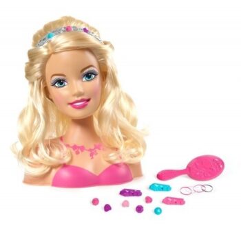 Testa da acconciare Barbie Glam Party
