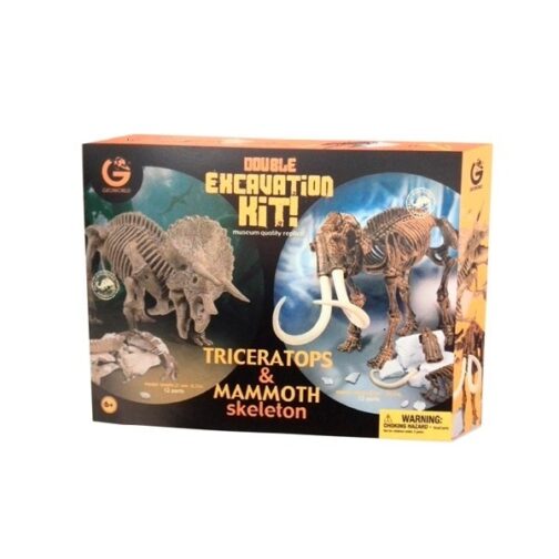 Double Excavation Kit - Triceratopo e Mammut