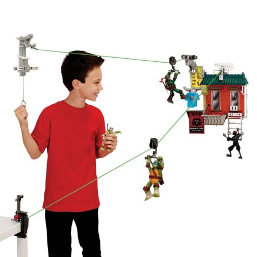 Teenage Mutant Ninja Turtles Z-Line Fire Escape Free Fall Playset